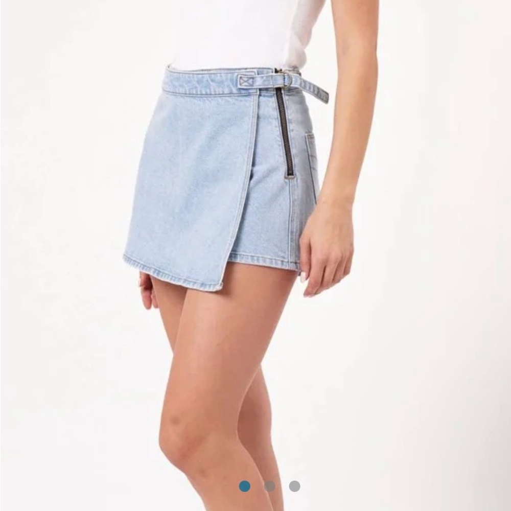 ROLLA'S Light Blue Denim Skort
